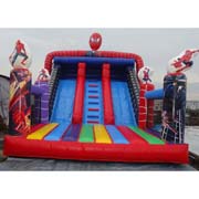 Cheap inflatable spideman slides